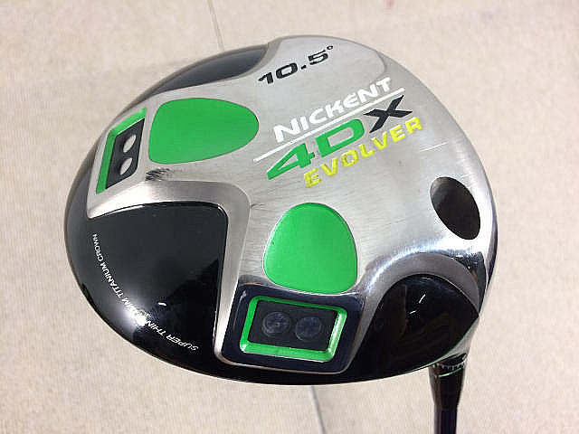 NICKENT ４DX EVOLVER ドライバー【ロフト可変式】【６３g　Ｓ】 NICKENT 4DX EVOLVER ドライバー【ロフト可変式】【63g S